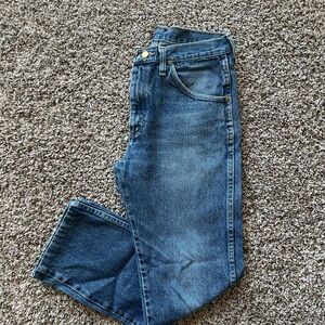 Women's wrangler Straight Fit Blue Denim Jeans